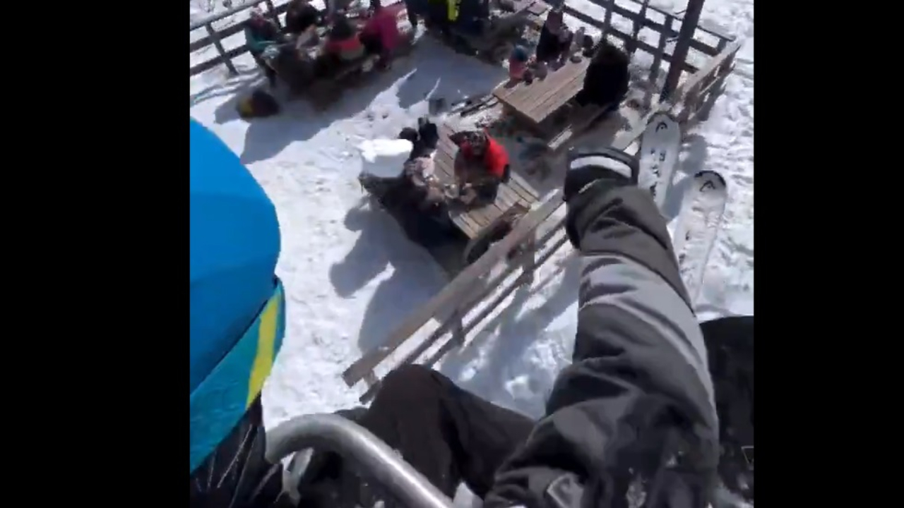 Il jette une &eacute;norme boule de neige sur des vacanciers depuis son t&eacute;l&eacute;si&egrave;ge en Is&egrave;re : deux plaintes d&eacute;pos&eacute;es