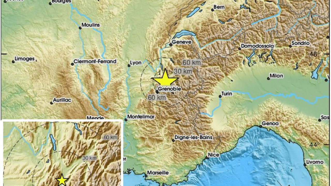 La terre a tremblé près de Grenoble : un séisme de magnitude 3,6 réveille les habitants en sursaut La terre a tremblé près de Grenoble : un séisme de magnitude 3,6 réveille les habitants en sursaut