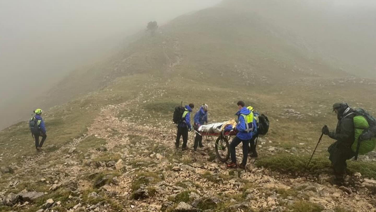 Une randonneuse se fracture la cheville, le brouillard complique la tâche de la CRS Alpes Une randonneuse se fracture la cheville, le brouillard complique la tâche de la CRS Alpes