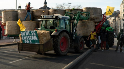Blocage de l&rsquo;A51 pr&egrave;s de Grenoble : la mobilisation des agriculteurs se poursuit au Col du Fau
