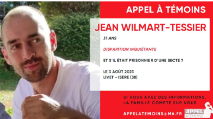 Disparition de Jean Wilmart-Tessier : M6 lance un appel à témoins Disparition de Jean Wilmart-Tessier : M6 lance un appel à témoins
