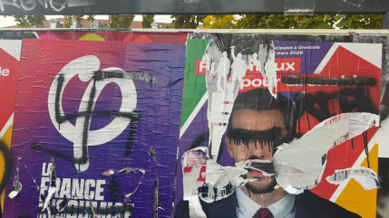 Grenoble : une croix gammée sur les affiches d'Allan Brunon, le candidat LFI porte plainte
