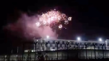 Près de Grenoble : un feu d'artifice tiré au pied de la prison de Varces Près de Grenoble : un feu d'artifice tiré au pied de la prison de Varces